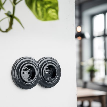 Kliklap - Retro-Abschlussrahmen anthrazit