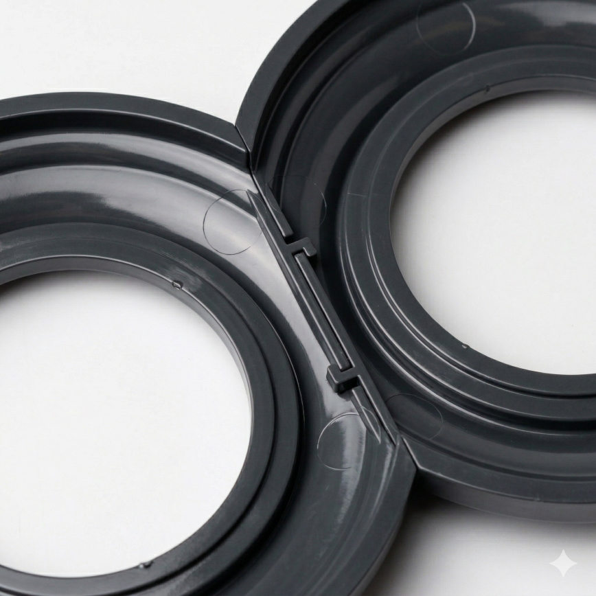 Kliklap - Retro-Abschlussrahmen anthrazit