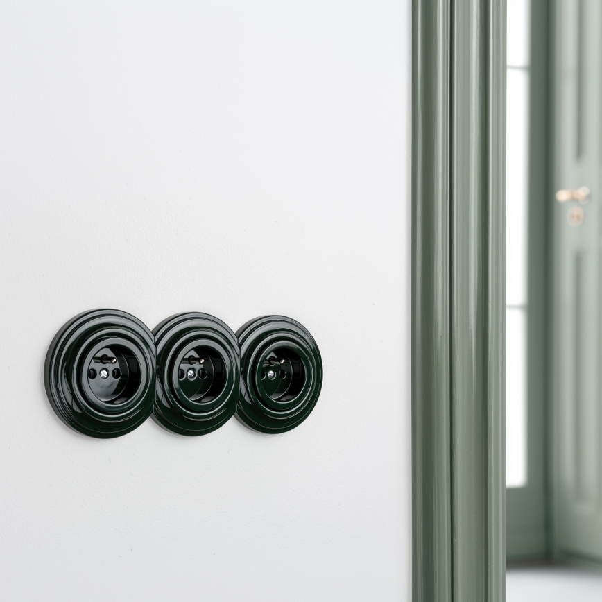 Kliklap - Retro-Mittelrahmen, Grün