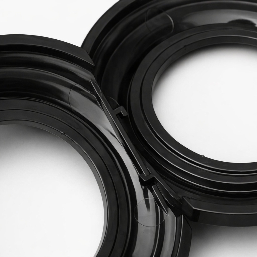 Kliklap - Retro-Mittelrahmen schwarz