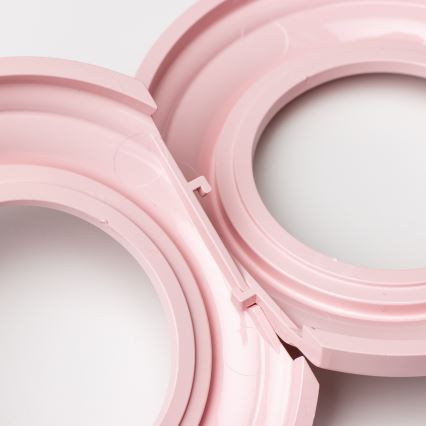 Kliklap - Retro-Rahmen Abschlussstück Altrosa