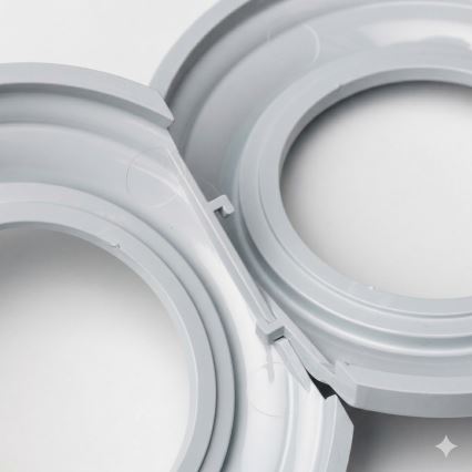 Kliklap - Retro-Rahmen, mittig, grau