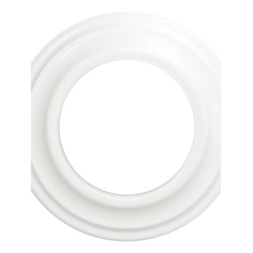 Kliklap - Retro-Rahmen, mittig montiert, schneeweiß