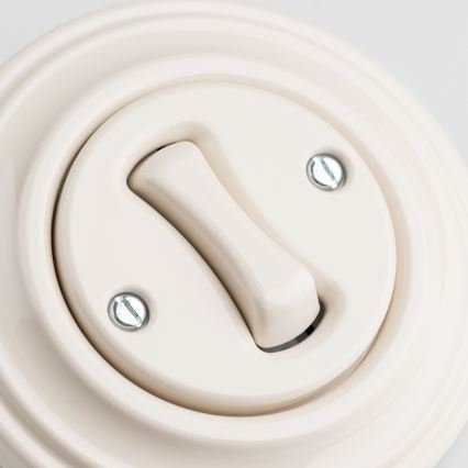 Kliklap - Retro-Taste mit Rahmen, beige