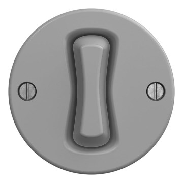 Kliklap - Retro Treppenschalter ohne Rahmen Nr. 6 Grau