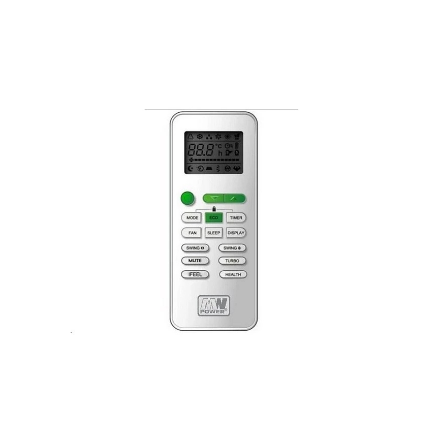 Klimaanlage 09K V1 2,6 kW Wi-Fi Tuya weiß + Fernbedienung