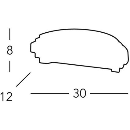 Kolarz 0290.61 - Wandbeleuchtung STIEGEL 1xE27/60W/230V