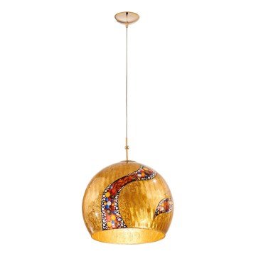 Kolarz 0392.31L.3.Ki.Au - Hängeleuchte LUNA 1xE27/60W/230V 24K golden