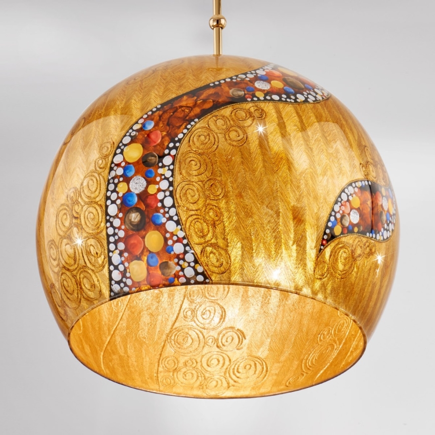 Kolarz 0392.31L.3.Ki.Au - Hängeleuchte LUNA 1xE27/60W/230V 24K golden