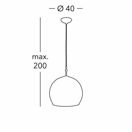 Kolarz 0392.31L.3.Ki.Au - Hängeleuchte LUNA 1xE27/60W/230V 24K golden