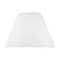 Kolarz 264.S03 - Lampenschirm für Tischlampe, Stehlampe und Wandleuchte HILTON E27, Ø 45 cm, weiß