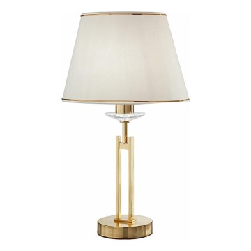 Kolarz 330.71.8C - Kristall-Tischleuchte IMPERIAL 1xE27/60W/230V golden/beige