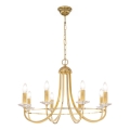 Kolarz 330.88.8C - Kristall-Kronleuchter an Kette IMPERIAL 8xE14/60W/230V Gold