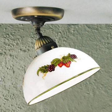 Kolarz 731.10.121 - Anbauleuchte NONNA 1xE27/75W/230V d 20 cm Trauben/Erdbeeren