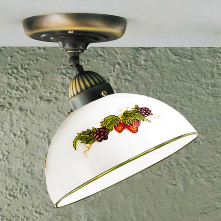 Kolarz 731.10.121 - Anbauleuchte NONNA 1xE27/75W/230V d 20 cm Trauben/Erdbeeren