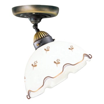 Kolarz 731.10.160 - Aufputzleuchte NONNA 1xE27/75W/230V Ø 20 cm mit Blumen, Roségold