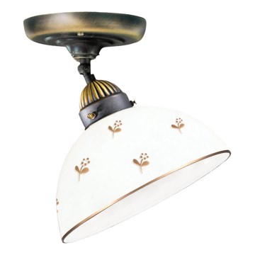 Kolarz 731.10.170 - Aufgesetzte Deckenleuchte NONNA 1xE27/75W/230V Ø 20 cm, mit floraler Verzierung in Roségold