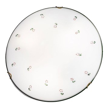 Kolarz 731.13.4.70 - Deckenleuchte NONNA 3xE27/60W/230V d 50 cm grün