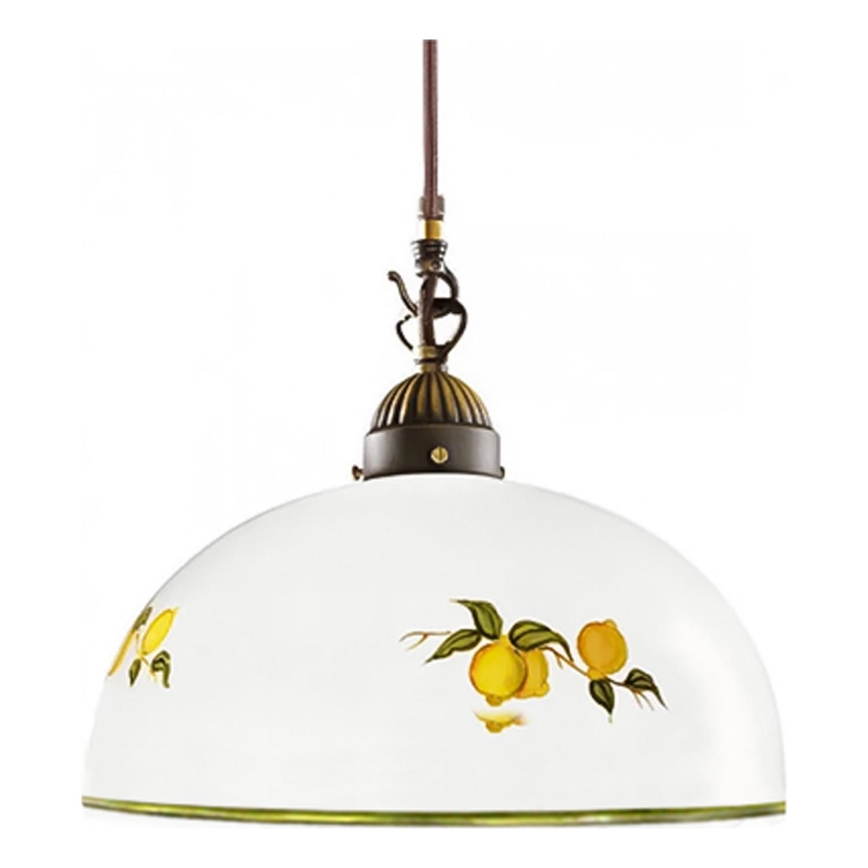Kolarz 731.30.126 - Hängeleuchte NONNA 1xE27/75W/230V d 20 cm Zitronen