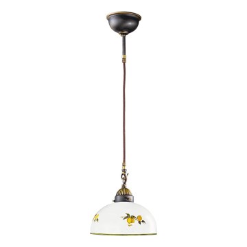 Kolarz 731.30.129 - Hängeleuchte NONNA 1xE27/75W/230V d 30 cm Zitronen