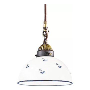 Kolarz 731.30.16 - Hängeleuchte NONNA 1xE27/75W/230V d 20 cm blau