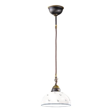 Kolarz 731.30.24 - Hängeleuchte NONNA 1xE27/75W/230V d 30 cm blau