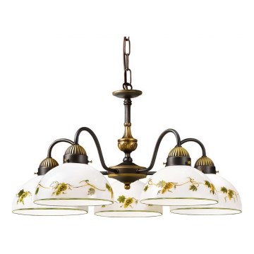 Kolarz 731.85.122 - Hängeleuchte an Kette NONNA 5xE27/75W/230V Trauben