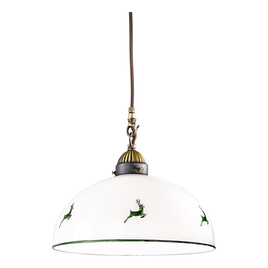 Kolarz 731.G101 - Ersatzglas für Kronleuchter NONNA E27 Ø 30 cm, Rehgrün