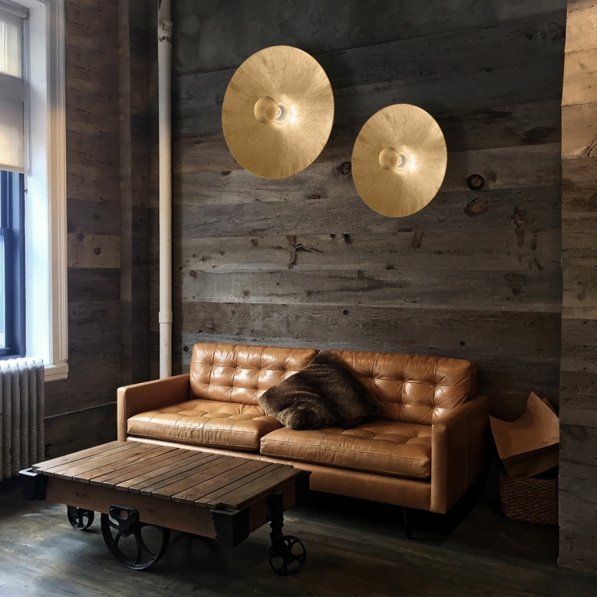 Kolarz A1306.61XL.3.SunAu - Wandleuchte MOON 1xE27/100W/230V golden