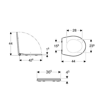 Kolo K90111000 - WC-Sitz Rekord Duroplast/weiß