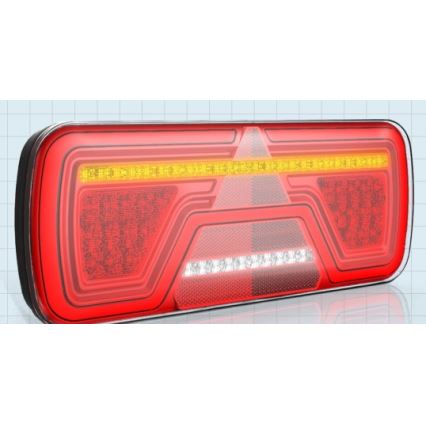 Kombiniertes LED-Licht mit dynamischem Blinker LED/10-30V IP67 links