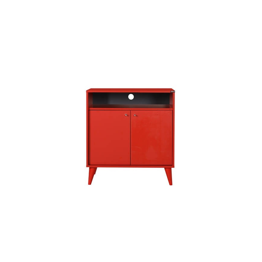 Kommode 79x73 cm rot