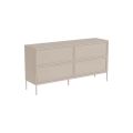 Kommode ALIN 157x40 cm taupe