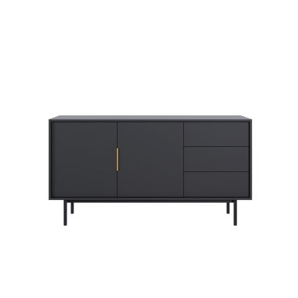 Kommode ELI 154x82x39 cm schwarz