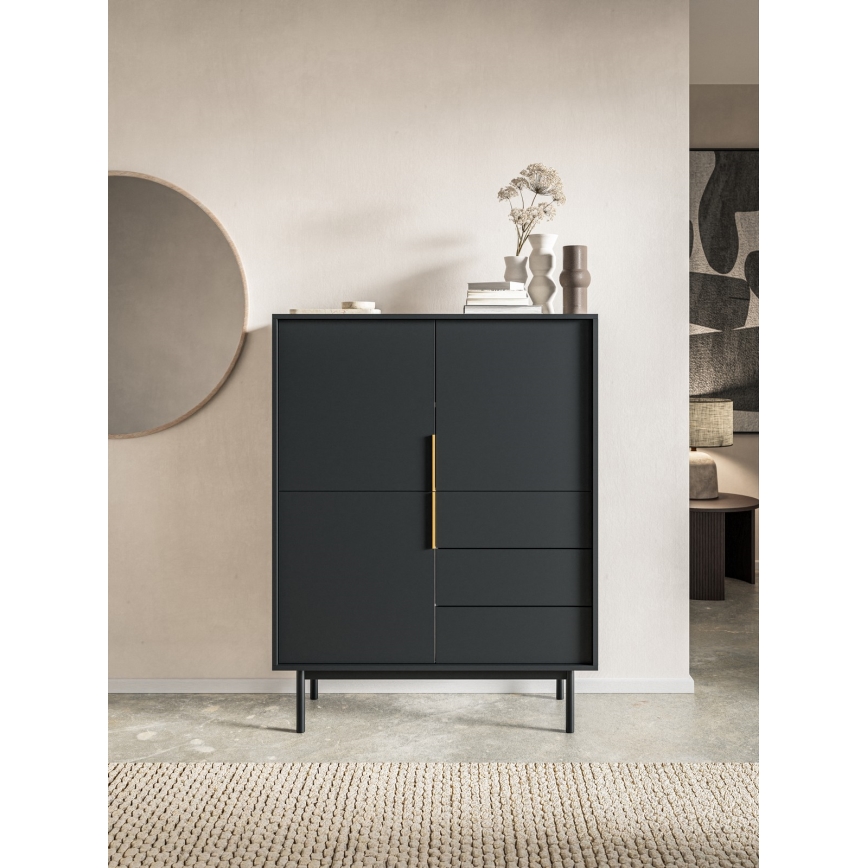 Kommode ELI, schwarz