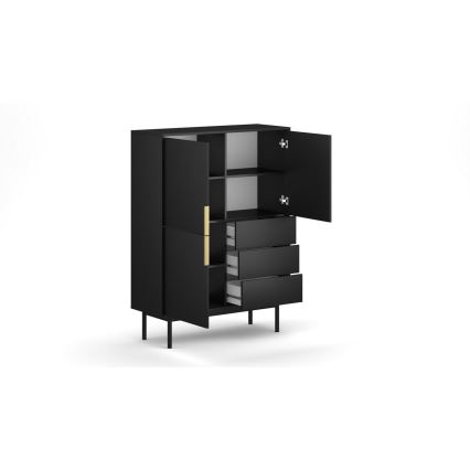 Kommode ELI, schwarz