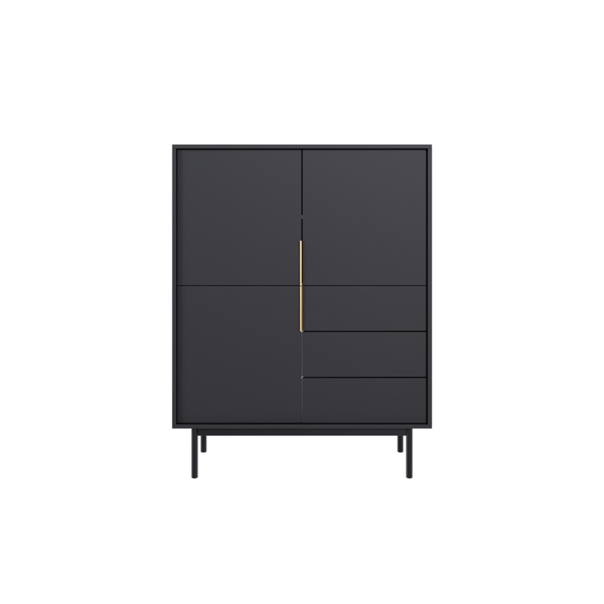 Kommode ELI, schwarz