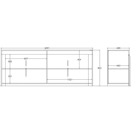 Kommode FINERA weiß