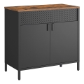 Kommode FIRA schwarz/braun