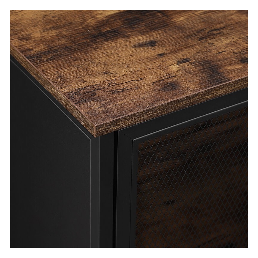 Kommode FIRA schwarz/braun