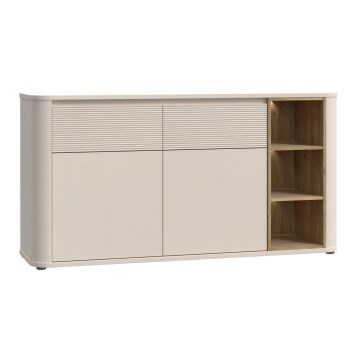 Kommode INAR beige/Eiche