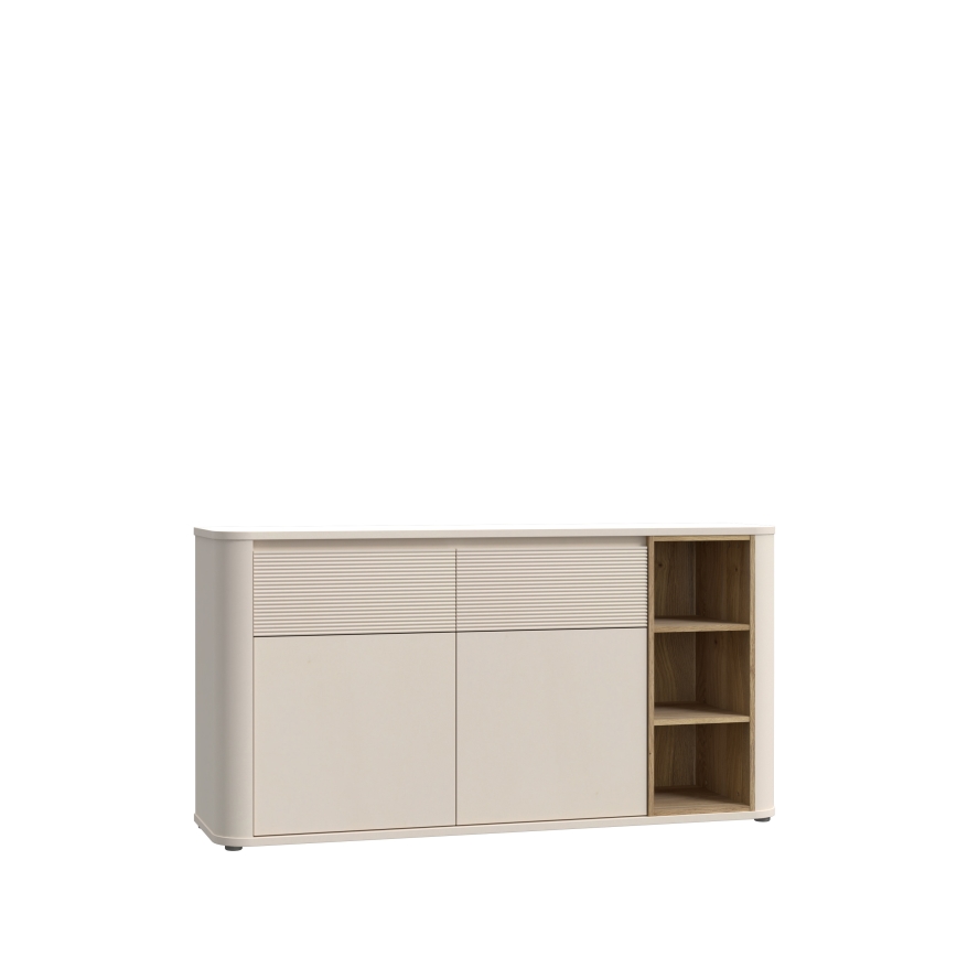 Kommode INAR beige/Eiche