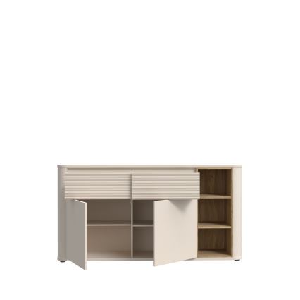 Kommode INAR beige/Eiche
