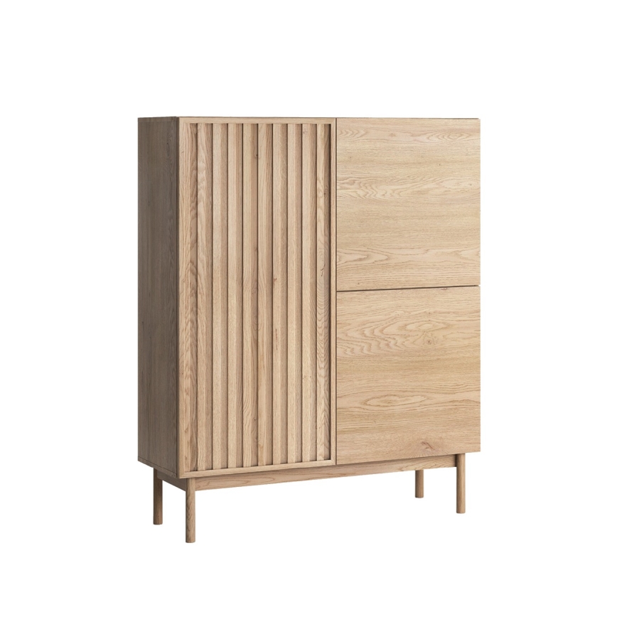 Kommode KIOTO 106x130x37 cm Eiche Cremona