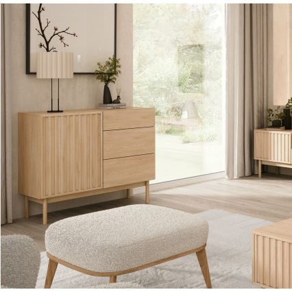 Kommode KIOTO 106x84x37 cm Eiche Cremona