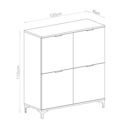 Kommode LORA Artisan-Eiche