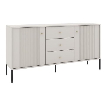 Kommode LUE beige/schwarz