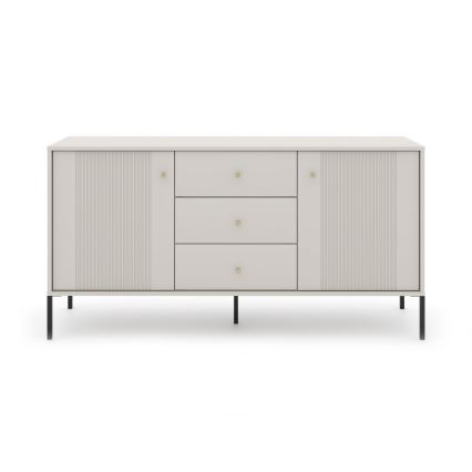 Kommode LUE beige/schwarz