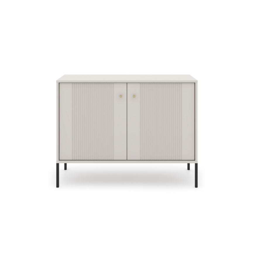 Kommode LUE beige/schwarz