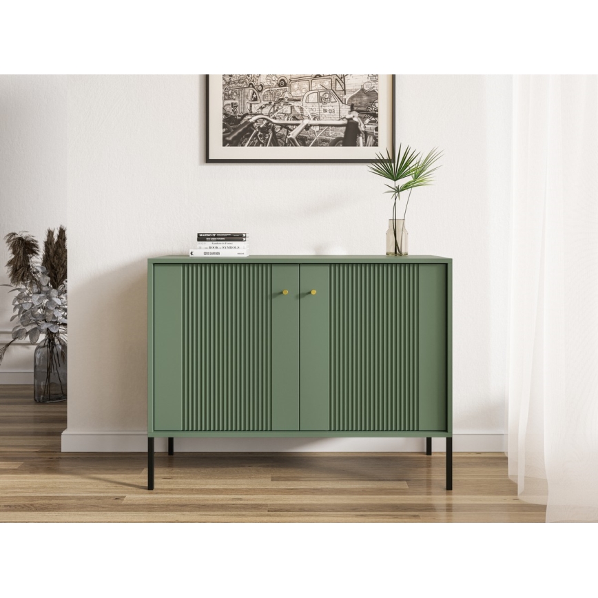 Kommode LUE grün/schwarz